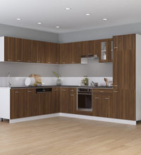Küchenschrank Braun Eichen-Optik 75,5x75,5x81,5cm Holzwerkstoff