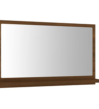 Badspiegel Braun Eichen-Optik 60x10,5x37 cm Holzwerkstoff