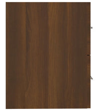 Waschbeckenschrank Braun Eichen-Optik 60x38,5x48 cm