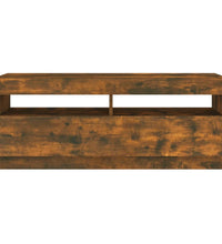 TV-Schrank mit LED-Leuchten Räuchereiche 100x35x40 cm