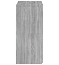 Sideboard mit LED-Beleuchtung Grau Sonoma 80x35x75 cm