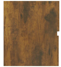 2-tlg. Badmöbel-Set Räuchereiche Holzwerkstoff