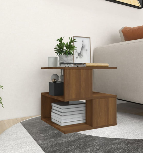 Beistelltisch Braun Eichen-Optik 40x40x40 cm Holzwerkstoff