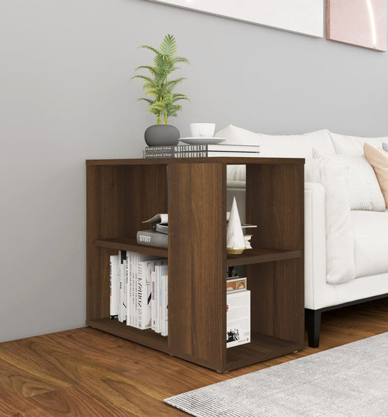 Beistelltisch Braun Eichen-Optik 60x30x50 cm Holzwerkstoff