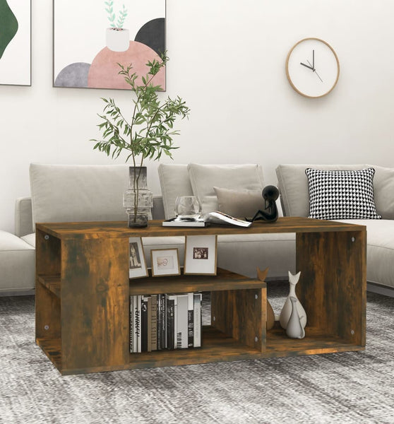 Couchtisch Räuchereiche 100x50x40 cm Holzwerkstoff
