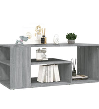 Couchtisch Grau Sonoma 100x50x40 cm Holzwerkstoff