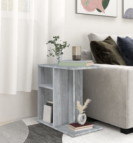 Beistelltisch Grau Sonoma 50x30x50 cm Holzwerkstoff