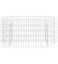 Gabionen-Hochbeet Verzinktes Eisen 120x50x50 cm