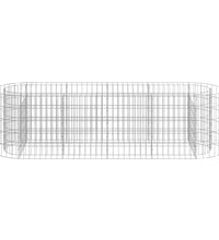 Gabionen-Hochbeet Verzinktes Eisen 190x50x50 cm