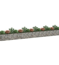 Gabionen-Hochbeet Verzinktes Eisen 610x50x50 cm