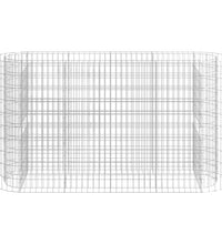 Gabionen-Hochbeet Verzinktes Eisen 190x50x100 cm