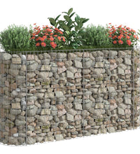 Gabionen-Hochbeet Verzinktes Eisen 190x50x100 cm