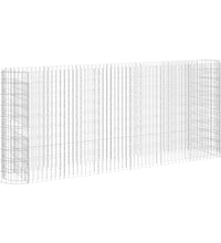 Gabionen-Hochbeet Verzinktes Eisen 260x50x100 cm