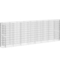 Gabionen-Hochbeet Verzinktes Eisen 330x50x100 cm