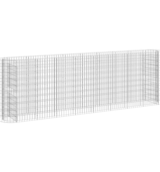 Gabionen-Hochbeet Verzinktes Eisen 330x50x100 cm