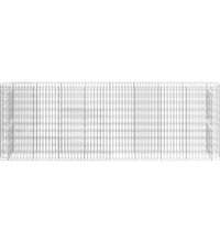 Gabionen-Hochbeet Verzinktes Eisen 330x50x100 cm