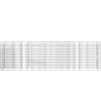 Gabionen-Hochbeet Verzinktes Eisen 400x50x100 cm
