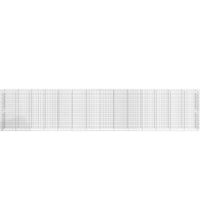 Gabionen-Hochbeet Verzinktes Eisen 540x50x100 cm
