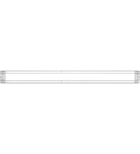 Gabionen-Hochbeet Verzinktes Eisen 610x50x100 cm