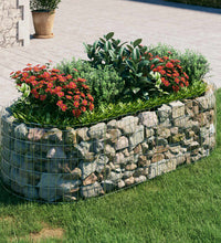 Gabionen-Hochbeet Verzinktes Eisen 200x100x50 cm