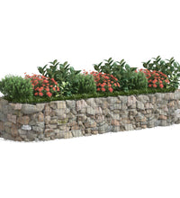 Gabionen-Hochbeet Verzinktes Eisen 300x100x50 cm