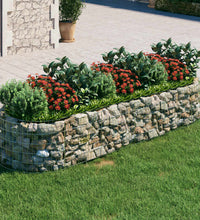 Gabionen-Hochbeet Verzinktes Eisen 300x100x50 cm