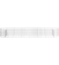 Gabionen-Hochbeet Verzinktes Eisen 400x100x50 cm
