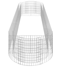 Gabionen-Hochbeet Verzinktes Eisen 400x100x50 cm
