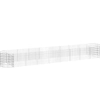 Gabionen-Hochbeet Verzinktes Eisen 500x100x50 cm