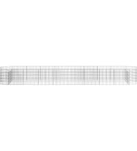 Gabionen-Hochbeet Verzinktes Eisen 500x100x50 cm