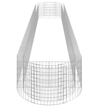Gabionen-Hochbeet Verzinktes Eisen 600x100x50 cm