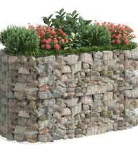 Gabionen-Hochbeet Verzinktes Eisen 200x100x100 cm