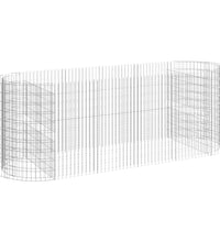 Gabionen-Hochbeet Verzinktes Eisen 300x100x100 cm