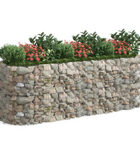 Gabionen-Hochbeet Verzinktes Eisen 300x100x100 cm