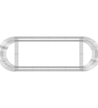 Gabionen-Hochbeet Verzinktes Eisen 300x100x100 cm