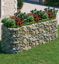 Gabionen-Hochbeet Verzinktes Eisen 300x100x100 cm