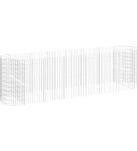 Gabionen-Hochbeet Verzinktes Eisen 400x100x100 cm