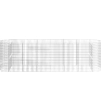 Gabionen-Hochbeet Verzinktes Eisen 400x100x100 cm