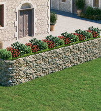 Gabionen-Hochbeet Verzinktes Eisen 600x100x100 cm