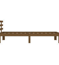Massivholzbett Honigbraun 100x200 cm