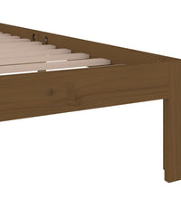 Massivholzbett Honigbraun 100x200 cm
