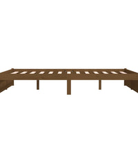 Massivholzbett Honigbraun 140x190 cm