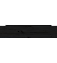 Bettschubladen 4 Stk. Schwarz Massivholz Kiefer
