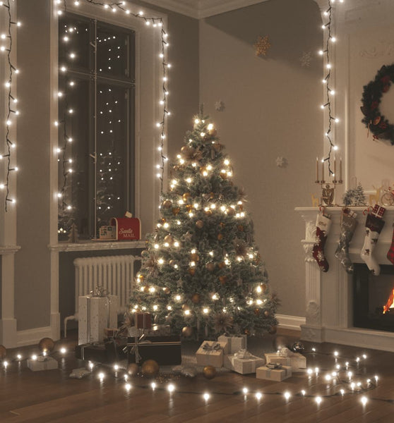 LED-Lichterkette mit 150 LEDs Kaltweiß 15 m PVC