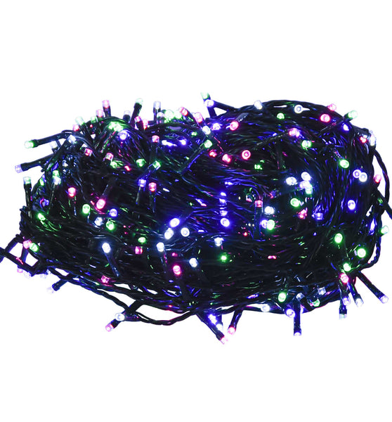 LED-Lichterkette mit 150 LEDs Pastell Mehrfarbig 15 m PVC