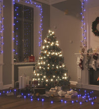 LED-Lichterkette mit 1000 LEDs Blau 100 m PVC
