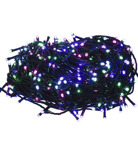 LED-Lichterkette mit 1000 LEDs Pastell Mehrfarbig 100 m PVC