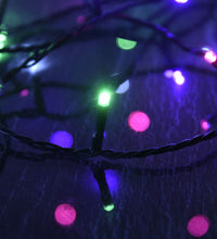 LED-Lichterkette mit 1000 LEDs Pastell Mehrfarbig 100 m PVC