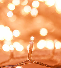 LED-Lichterkette mit 300 LEDs Warmweiß 30 m PVC