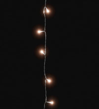 LED-Lichterkette mit 400 LEDs Warmweiß 40 m PVC